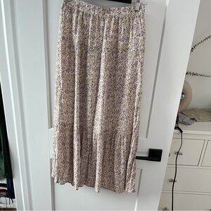 Gentle Fawn Lavender and Beige Floral Skirt